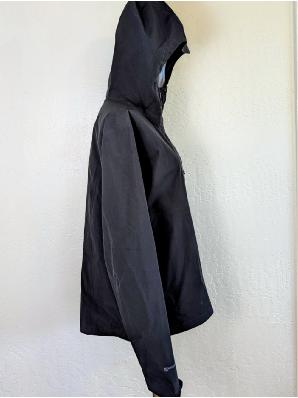 Eddie Bauer WeatherEdge Pro Rain Jacket Women’s L Black Waterproof Hooded Shell - Picture 6 of 16
